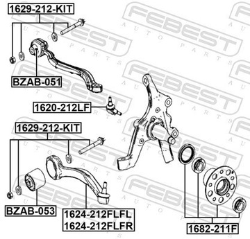 фото thumb №13, Втулка рычаг mercedes benz e-class 212 2008-2013