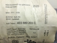 фото thumb №8, Audi a8 d3 lift панель приладів приладова подушки безпеки ремені eu