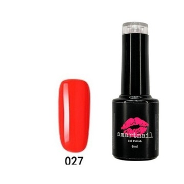 027 Лак гибридный Smartnail Папайя Неон 6мл