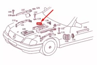 Mb sl r129 защита канал кабельного nad блок управляющий a1298212538 oem с Разборки, фото thumb