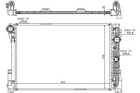 Nissens 67161 радіатор, система охолодження двигуна Оригінал, фото thumb