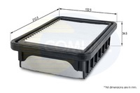 фото thumb №1, Фільтр повітря comline kia picanto ii 11-