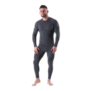 Комплект термоактивного белья для бега мужской комплект 2XL/3XL теплый Nils