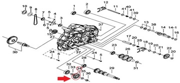 РЕЖИМ ЗВЕЗДОЧКИ ТРАНСМИССИЯ ШЕСТЕРНЯ Quad ATV TGB BLADE 425cc