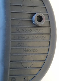 фото thumb №5, Vw beetle гумовий елемент бардачка середина тунель 5c5863328g