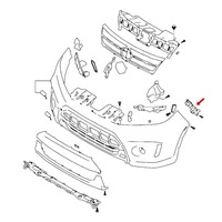 фото thumb №10, Suzuki vitara 2015 - напрямна бампера перед лівий
