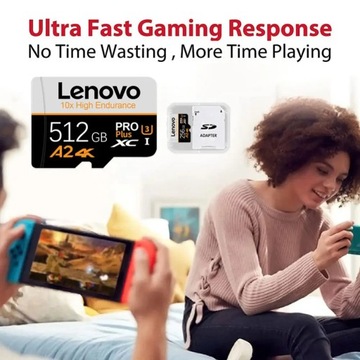 Карта памяти Lenovo UHS-I Micro TF Карта памяти MicroSDXC 256 ГБ