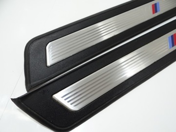 фото thumb №14, Планки накладки пороговые bmw f10 8050054 8050053 комплект m набор