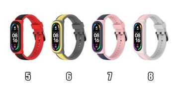 Ремешок для Xiaomi Mi Band 3/4/5/6 | 8 ЦВЕТОВ