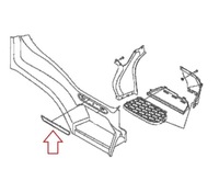фото thumb №3, Молдинг заглушка поріг верхнього права scania s / r 2017-