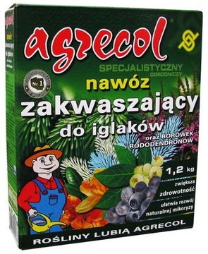 Подкисляющее удобрение для хвойных растений 1,2кг /Агрекол/