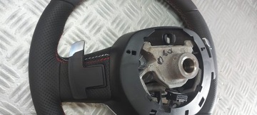 фото thumb №11, Руль лепестки кожа clio v многофункциональный