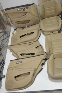 фото thumb №6, Сидіння обшивки комплект amg mercedes cls w219 584 exclusive leather - коричневий