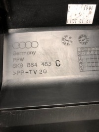 Накладка поріг багажника audi a4 b8 універсал 8k9864483c Недорого, фото thumb
