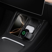 фото thumb №13, Органайзер 3w1 spigen na ładowarkę iphone/airpods/watch do tesla model 3 / y