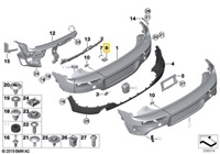 фото thumb №7, Монтаж камеры заднего вида bmw mini clubman f54 оригинальный 51127370614