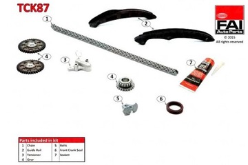 фото thumb №2, Fai autoparts tck87 набір ланцюга розподільний вал