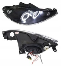 фото thumb №4, Фари передні peugeot 206 black кільця