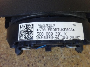 фото thumb №15, Vw golf vi 08-12 подушка безопасности подушка безопасности водителя 3c8880201k