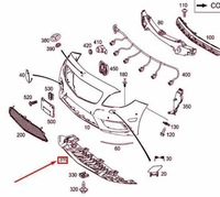 фото thumb №7, Нижня захист бампера передній mercedes b 180