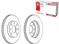 фото thumb №1, Тормозные диски тормозные 2szt chevrolet spark daewoo lanos