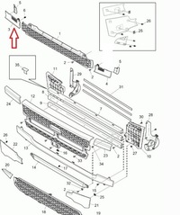 фото thumb №2, Решітка заглушка верхньої решітка права scania s r 17-
