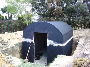 Бетонный погреб, землянка, садовый погреб