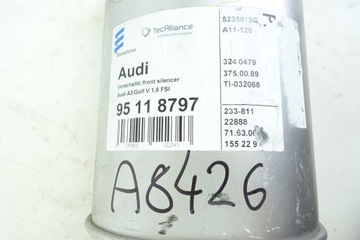 ГЛУШИТЕЛЬ AUDI A3 VW GOLF V PLUS 1.6 FSI 1K0253209C