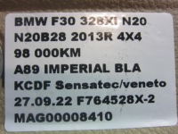 фото thumb №9, Bmw f30 f80 корпус решётка воздуховод зад 9218909 beż