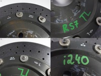 фото thumb №12, Audi rs7 4g8 c7 15-18 диск керамическая левая задняя 370x30 демонтаж 78 km