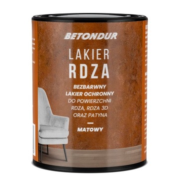 BETONDUR Lakier do powierzchni Rdza oraz patyna 1L bezbarwny ochronny