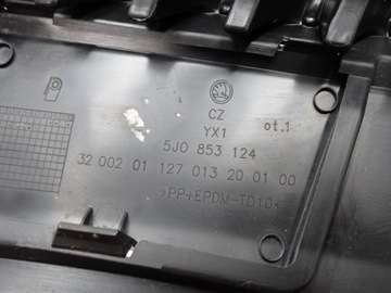 фото thumb №8, Решётка радиатора решётка радиатора решётка бампера 5j0853668a skoda roomster рестайлинг 06r