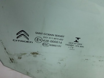 фото thumb №2, Citroen c4 picasso ii стекло дверь правая передняя