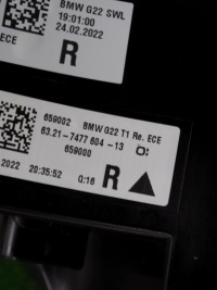 фото thumb №6, Bmw 4 g22 лампа лампи задня задні ліва права 7477604 7477603 eu led