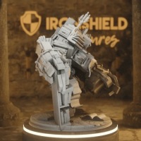 Фигурка «Forbidden Section Konstrukt» в масштабе 28 — для раскрашивания в стиле DnD Pathfinder