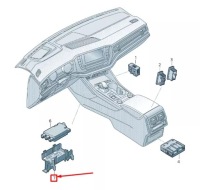фото thumb №1, Vw touareg cr usb hub кронштейн 760035643