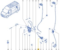фото thumb №14, Новый oem номер замок дверь задних правых нижний nissan nv400 905030009r