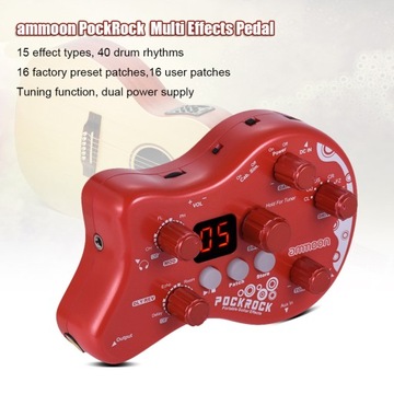 ammoon PockRock Portable Guitar Multi-effects