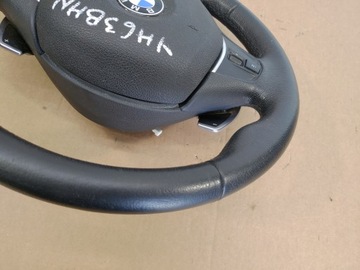 фото thumb №6, Руль + подушка мультифункция кожа лепестки bmw 3 f30 f31 2012-2015