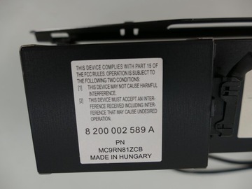 RENAULT SCENIC И CD-ЧЕЙНДЖЕР 8200002589A