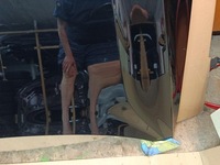 фото thumb №8, Volvo xc60 ii 17- капот код цвета 019 чёрный камень оригинал только монтаж