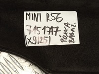 фото thumb №9, Mini оригинальный номер 7151717 r56 r56 lci полка багажника ii