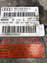фото thumb №5, Модуль датчик подушка безпеки audi a4 b7 8e0959655g