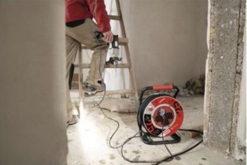 PRZEDŁUŻACZ OGRODOWY BĘBNOWY NA BĘBNIE BUDOWLANY DO KOSIARKI ZWIJAK 50m 4gn