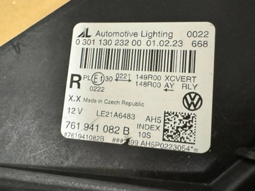 фото thumb №11, Vw touareg iii лампа правая перед передняя 761941082b