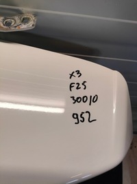 фото thumb №11, Bmw x3 f25 крышка багажника alpinweiss