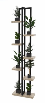 KWIETNIK LOFT INDUSTRIALNY STOJAK 210 cm