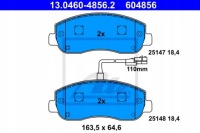 Гальмівні колодки гальмівні ate 13.0460-4856.2 Ціна, фото thumb
