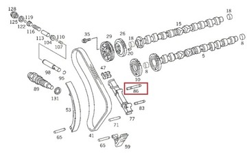 фото thumb №2, Mercedes w124 w201 утка контактний салазка распределительный вал