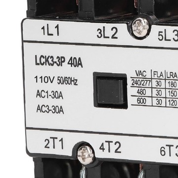 КОНТАКТОРНОЕ РЕЛЕ 110 В AC LCK3-3P-40A С ЗАЖИМОМ